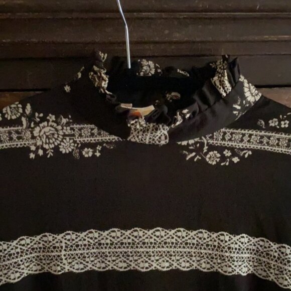 🌻 host pick Vintage 70s maxi boho high waist dress made in England - Picture 13 of 15